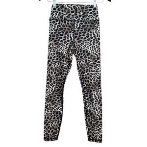 Spiritual Gangster Cheetah Perfect High Waisted Yoga Leggings Size Small